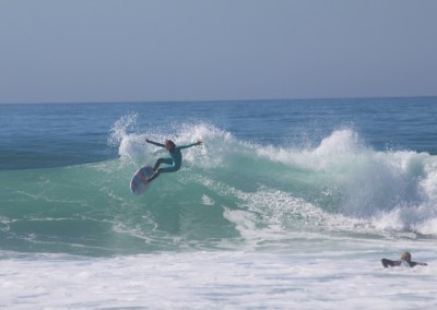 Welsh surfer California Trestles shank